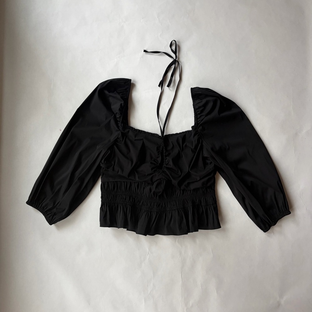 Bailey 44 Shani Peplum Top in black NWOT size XL